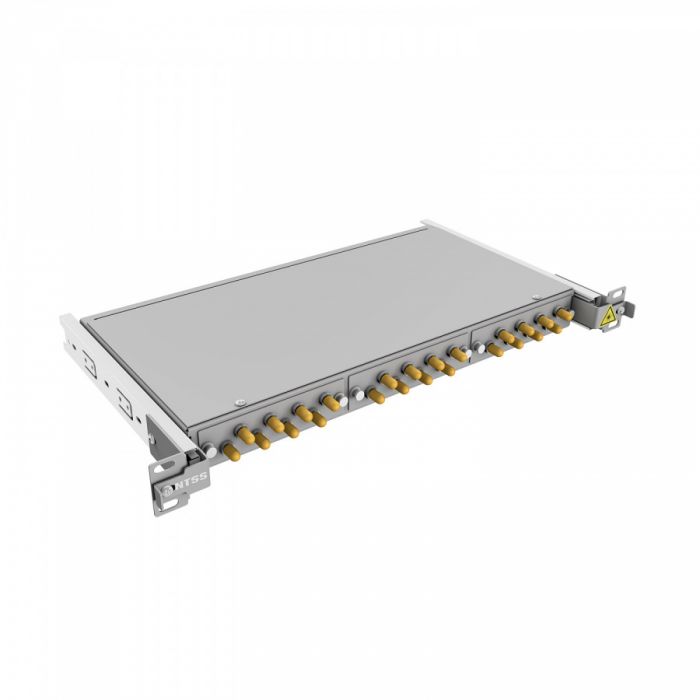 Кросс 19" NTSS PREMIUM выдвижной, предсобранный 1U, 8 портов ST/UPC, 50/125 мкм OM4