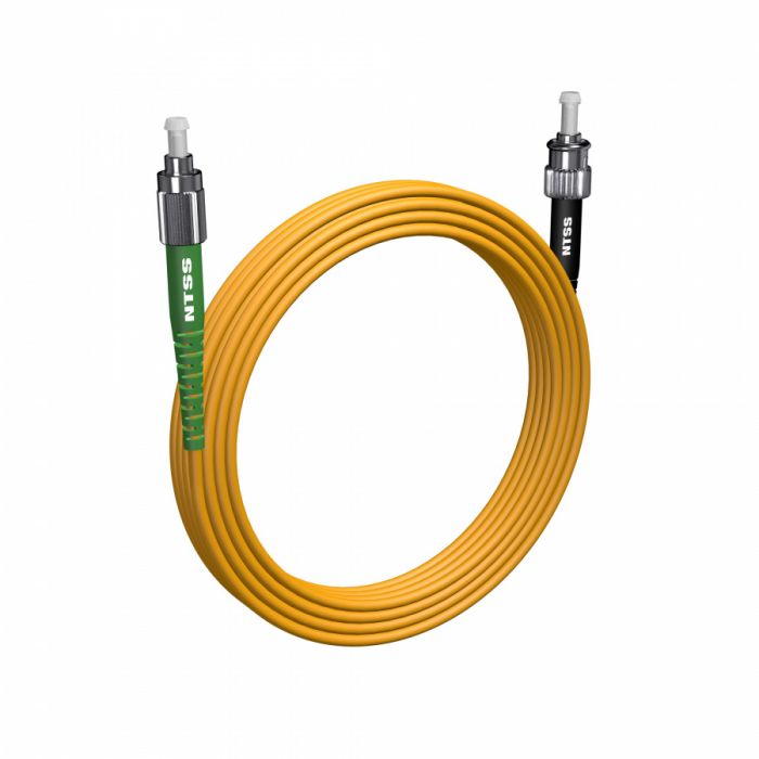 Шнур оптический NTSS spc FC/APC-ST/UPC 9/125 3.0мм 20м LSZH (патч-корд)
