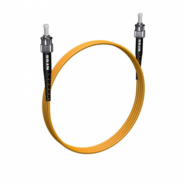 Шнур оптический NTSS PREMIUM spc ST/UPC-ST/UPC 9/125 2.0мм 1м LSZH (патч-корд)