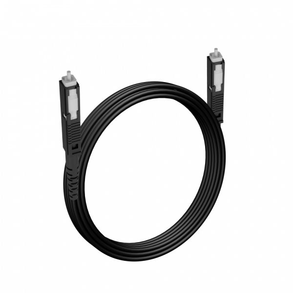 Шнур оптический NTSS spc MU/UPC-MU/UPC 9/125 2.0мм 10м черный LSZH (патч-корд)