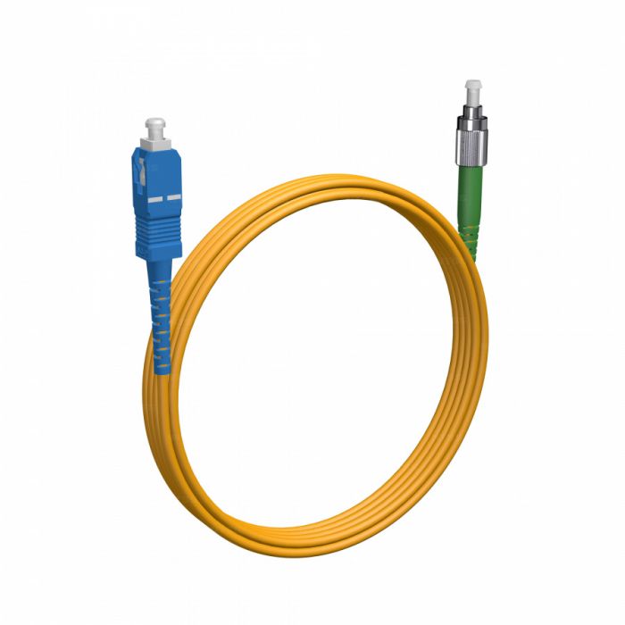 Шнур оптический NTSS spc SC/UPC-FC/APC 9/125 3.0мм 4м LSZH (патч-корд)