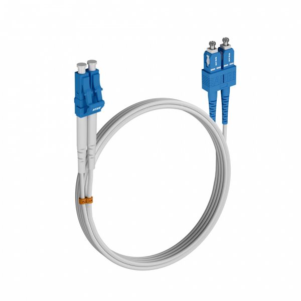 Шнур оптический NTSS dpc LC/UPC-SC/UPC 9/125 G.657A1 2.0мм 4м LSZH (патч-корд)