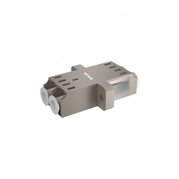 Адаптер оптический NTSS PREMIUM дуплекс LC OM2 BEIGE