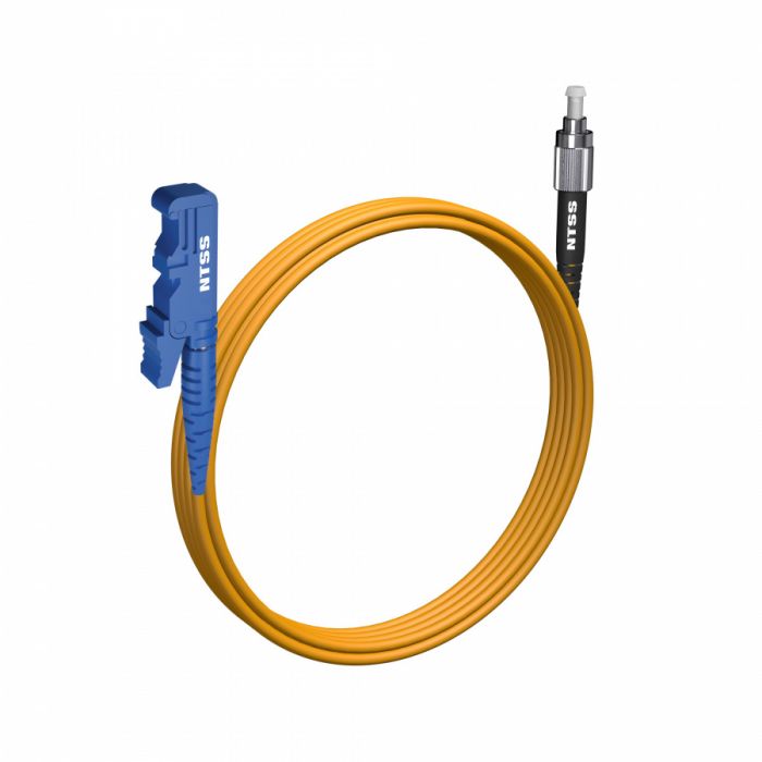 Шнур оптический NTSS spc E2000/UPC-FC/UPC 9/125 3.0мм 4м LSZH (патч-корд)