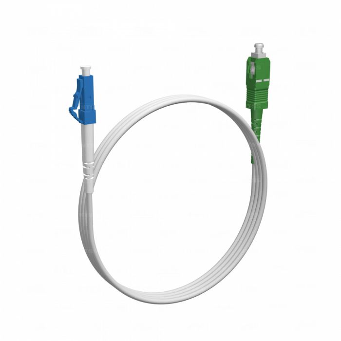 Шнур оптический NTSS spc LC/UPC-SC/APC 9/125 G.657A1 3.0мм 2м LSZH (патч-корд)