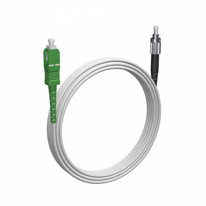 Шнур оптический NTSS spc SC/APC-FC/UPC 9/125 G657A1 2.0мм 10м LSZH (патч-корд)