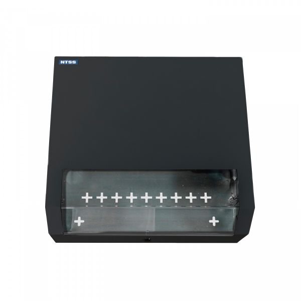 Шкаф настенный телекоммуникационный NTSS SOHO 19 5U: 3U+2U, собранный, черный RAL 9005