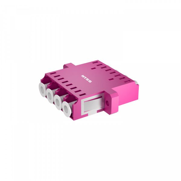 Адаптер оптический NTSS PREMIUM квадро LC OM4 MAGENTA